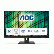 AOC E2 27E2QAE écran plat de PC 68,6 cm (27&quot;) 1920 x 1080 pixels Full HD LCD Noir