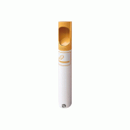 Cendrier mural - Cigarette - Vidage propre - Verrouillable - Tube acier Ø 76 mm - Hauteur 600 mm