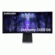 Samsung Odyssey OLED G8 G85SB écran plat de PC 86,4 cm (34&quot;) 3440 x 1440 pixels UltraWide Quad HD Argent
