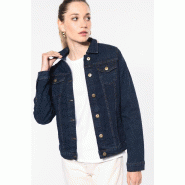 Blouson denim non doublé femme -  Réf: K6137