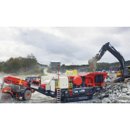 Concasseur à mâchoires sur chenilles - Sandvik UJ440i - idéal pour conditions climatiques difficiles