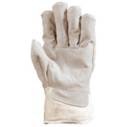 Gants dockers blanc - croûte de vachette - Europrotection | 150