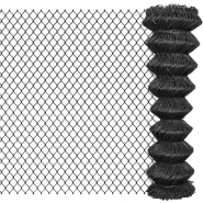 Vidaxl clôture à mailles acier 25 x 1,5 m gris 142431