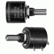 Potentiomètre bobinés multitours - série al17xxm & al19xxm