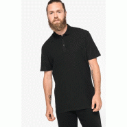 Polo écoresponsable maille gaufrée homme  -  Réf: NS205