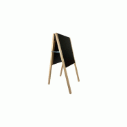 Chevalet stop trottoir en bois brut - Dimensions 125 x 56,5 cm - Référence : LSTF125BRUT