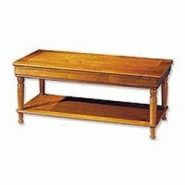 Table basse fixe louis philippe 1 tiroir