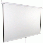 ÉCRAN DE PROJECTION VIDÉOPROJECTEUR ENROULABLE 98,4 POUCES 178X178CM 0601002