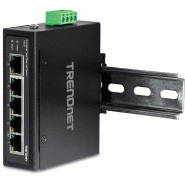 TRENDnet TI-E50 Switch industriel Fast Ethernet rail DIN 5 ports