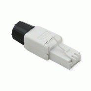 ROLINE Connecteur RJ-45 à confectionner Cat.6A (Classe EA), UTP, blanc