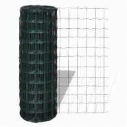 Vidaxl clôture euro acier 10 x 1,0 m vert 140573