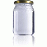 24 pots verre 500g (390ml) avec couvercle TO 70 miel confiture