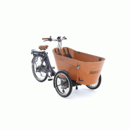 Triporteur électrique Babboe Carve-E - Banc pour 4 enfants - Moteur GWA 36V 250W - Dérailleur Shimano 7 vitesses