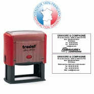 Trodat printy 4926 | empreinte 8 lignes 75 x 38 mm offerte référence: 009-trodat-printy-4926