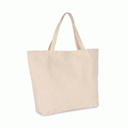 Sac shopping extra large en coton -  Réf: KI0296