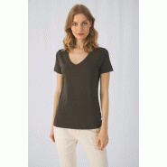 T-shirt Organic Inspire col V Femme -  Réf: CGTW045