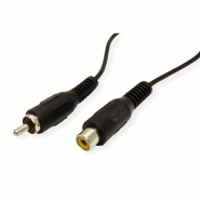 Value câble rallonge rca m/f, 5 m