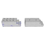 Bb600x600x1800 - bloc beton lego - stock bloc - poids 1,320 t