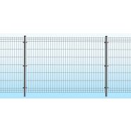 Classic gris - clôture grillagée - ferro bulloni - largeur 2 m