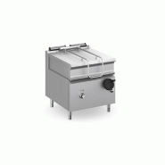 Sauteuse électrique sur coffre MBM - 80 litres - AISI 304 - 12 kW - Réf. BRE98A