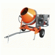 Bétonnière électrique pro 400 - coloris orange - ALTRAD - moteur monophasé et thermique