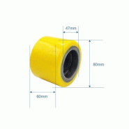 Galet de fourche pour transpalette ELEP-15A - Compatible HELI CBD 15J-LI3/CBD 20J-LI3 - Dimensions 80mm x 60mm x 47mm