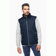 Bodywarmer doublé polaire homme -  Réf: K659