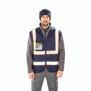 Gilet de sécurité zippé -  Réf: R477X