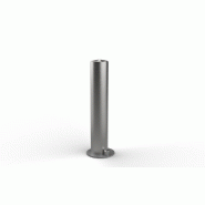 Potelet Toscane Inox avec clé triangle - Tube Inox 304 L de diamètre varié - Hauteur de 750 mm, 1000 mm ou 1200 mm - Embase à sceller