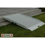 Pff 750f - rampe de trottoir - e-stahl - dimensions : 800 x 750 mm