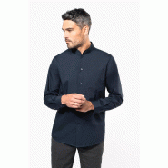 Chemise col mao manches longues -  Réf: K515