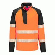 Sweatshirt Zippé Haute Visibilité - PW3 T172 - Portwest