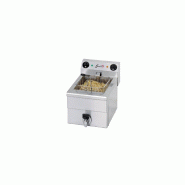 Friteuse électrique SOFRACA - 10 Litres - 230V / 3.6 Kw - Inox avec vidange et thermostat de sécurité