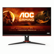 AOC G2 24G2ZE/BK LED display 60,5 cm (23.8&quot;) 1920 x 1080 pixels Full HD Noir, Rouge