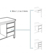 Mophorn Tiroirs de Cuisine Inox 40,6x55,9x40,6cm, Tiroir à Déchets