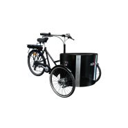 Triporteur électrique Nihola Low Single - maniable et compact avec moteur Bafang 250W