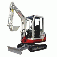 Mini-pelle Takeuchi de 2t - Type TB219 - grande stabilité et capacité de levage