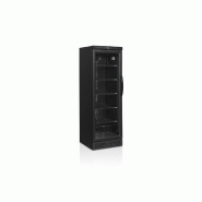 Armoire à boissons 1 porte vitrée - Fermeture à clef d'origine - Noir - 320L - CEV425BLACKL/H