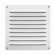 Centrale Brico Grille d'aération aluminium laqué, L.15 x l.15 cm