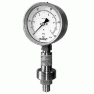 Manomètre analogique MS-100 APLISENS - Boîtier en acier inoxydable - Précision 1% - Diamètre 100mm - Pression max 400 bar