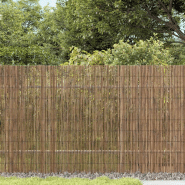 Vidaxl clôture de jardin 600x90 cm roseau 365754
