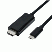 ROLINE Câble adaptateur type C - HDMI, M/M, 5 m