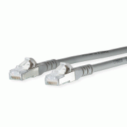 METZ CONNECT Cordon de brassage Cat.6A AWG 26, gris, 0,5 m