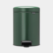 Poubelle à pédale newIcon Brabantia - 5 litres - Pine Green - XS - Anti-odeurs et stable