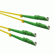 Roline câble fo duplex 9/125µm, lsh/lsh, apc, lsoh, jaune, 1 m