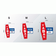 Enseigne drapeau Tabac LOTO