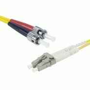 Câble de raccordement fibre optique SC/ST Duplex 10m Orange, 50/125μ  Multimode OM2