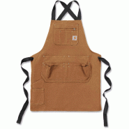 Tablier Duck Carhartt - Réf: CAR103439 - 100% coton Duck, bretelles ajustables, multiples poches