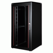 ROLINE 19&quot; Baie réseau Pro 32U, 800x800 LxP Porte verre noir