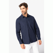 Chemise écoresponsable en flanelle homme -  Réf: NS520